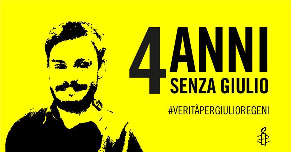 4 anni senza Giulio Regeni