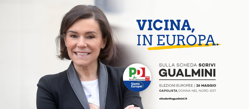 europee 2019 ll mio voto per l’Europa e per Elisabetta Gualmini