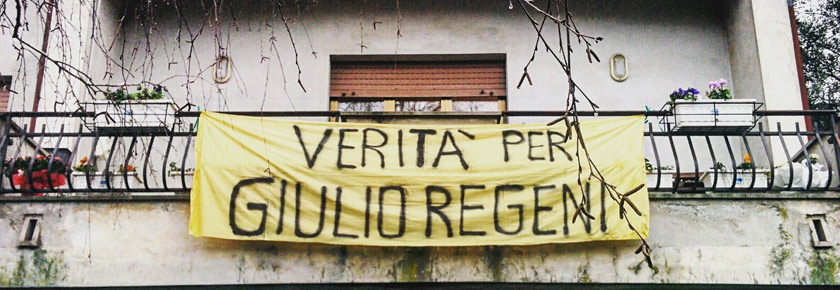 regeni striscione