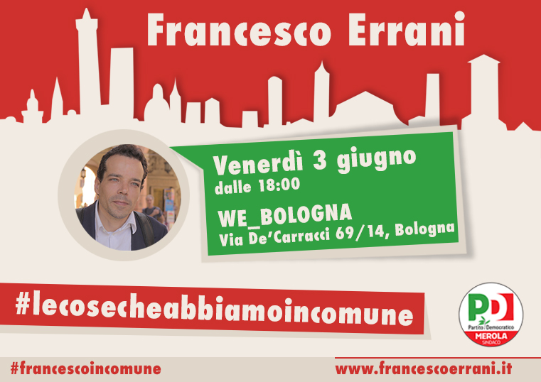 francesco appuntamento We Bologna